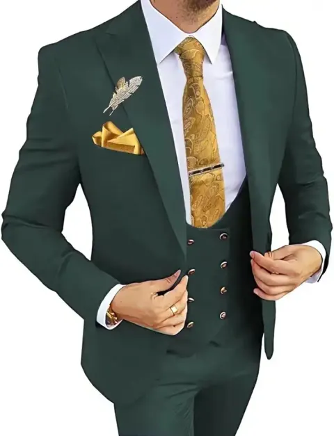 3 Piece Wedding Prom Suit