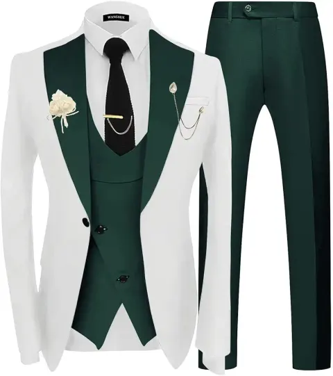 3 Piece Wedding Prom Suit