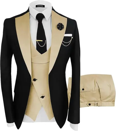 3 Piece Wedding Prom Suit
